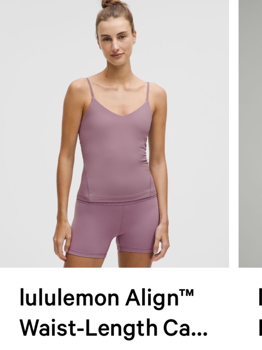 lululemon Align Tank and Leggings Wunder Set in purple/lilac